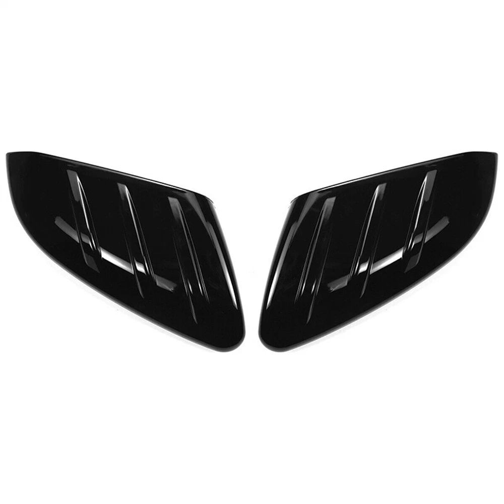 1 Pair Glossy Black Side Wing Mirror Cap Covers for Honda Civic (2016–2020)