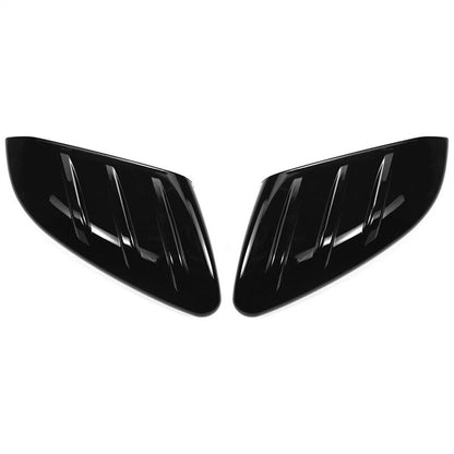 1 Pair Glossy Black Side Wing Mirror Cap Covers for Honda Civic (2016–2020)