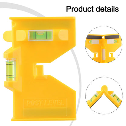 3 Bubble Leveling Tool for Enhanced Stability in Construction Activities