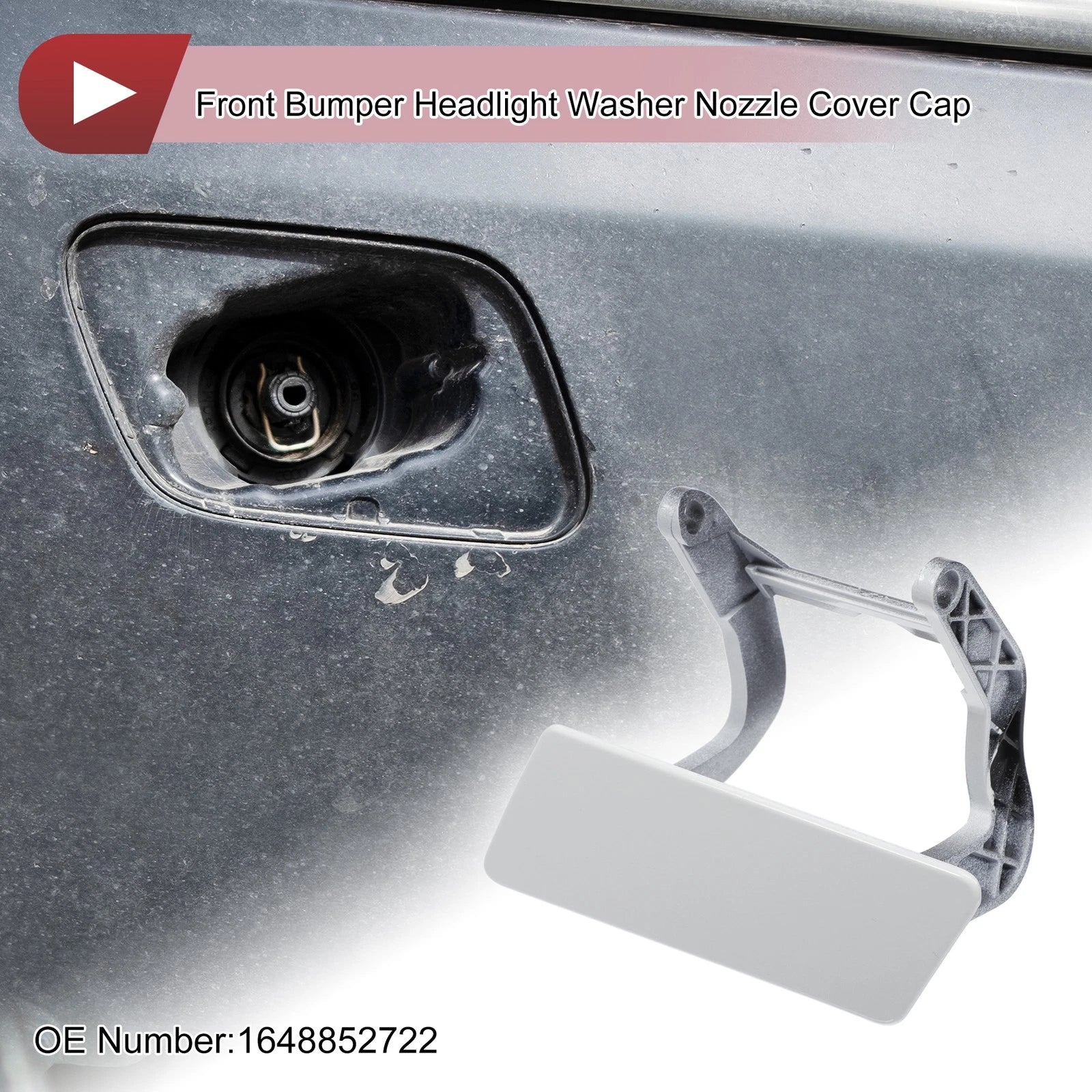 Front Left Washer Nozzle Cover Cap Replacement for Mercedes-Benz GL450 (2007–2012)