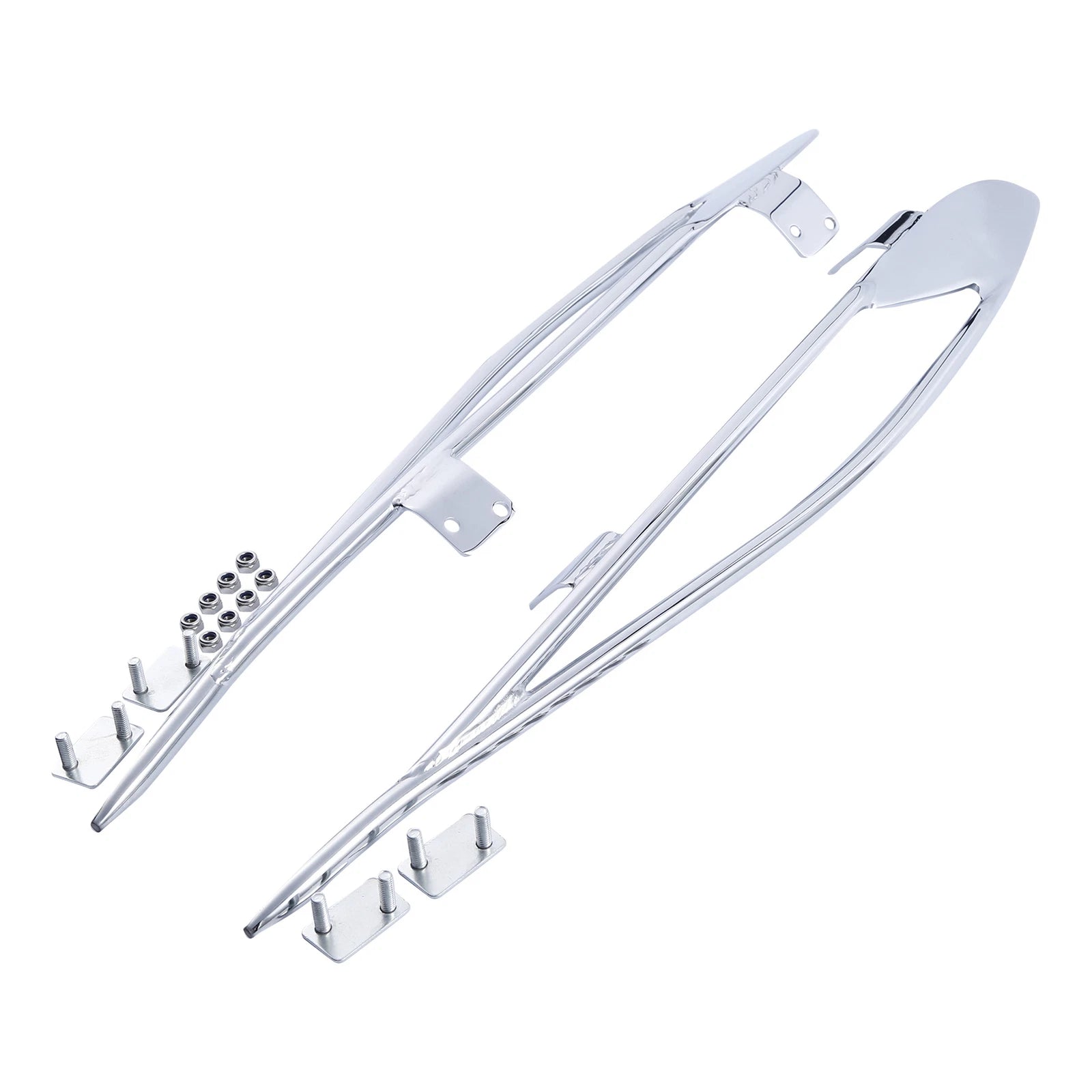 Chrome Saddlebag Protector Rails for Indian Chieftain Springfield (2014–2023)