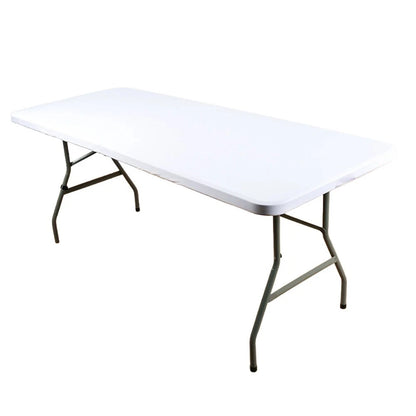 Elastic Edge Rectangle Tablecloth for Folding Tables (Waterproof, Washable)