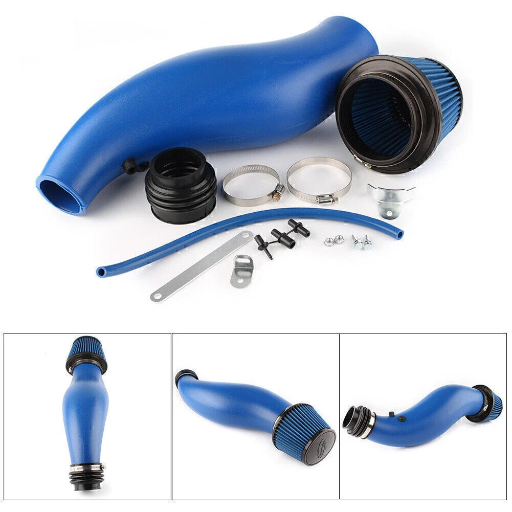 Air Intake Pipe Kit + Filter for Honda Civic (1992–2000) ABS Plastic Blue