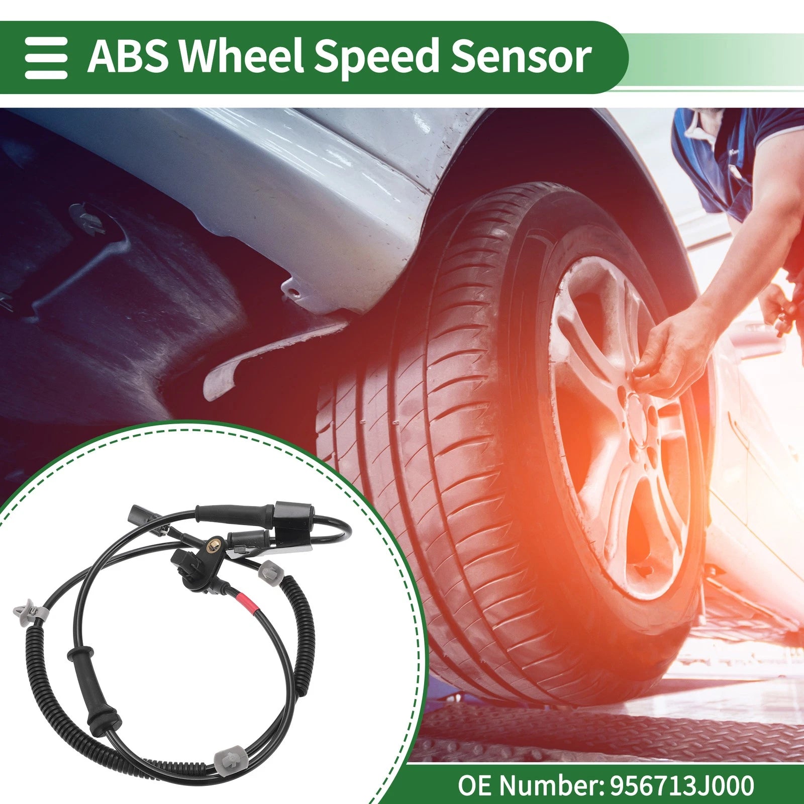 ABS Wheel Speed Sensor Replacement Right Front for Hyundai Veracruz (2007–2012)
