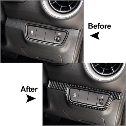 1Pcs Headlight Switch Panel Cover For Kia Forte Cerato K3 2019-2023 RHD