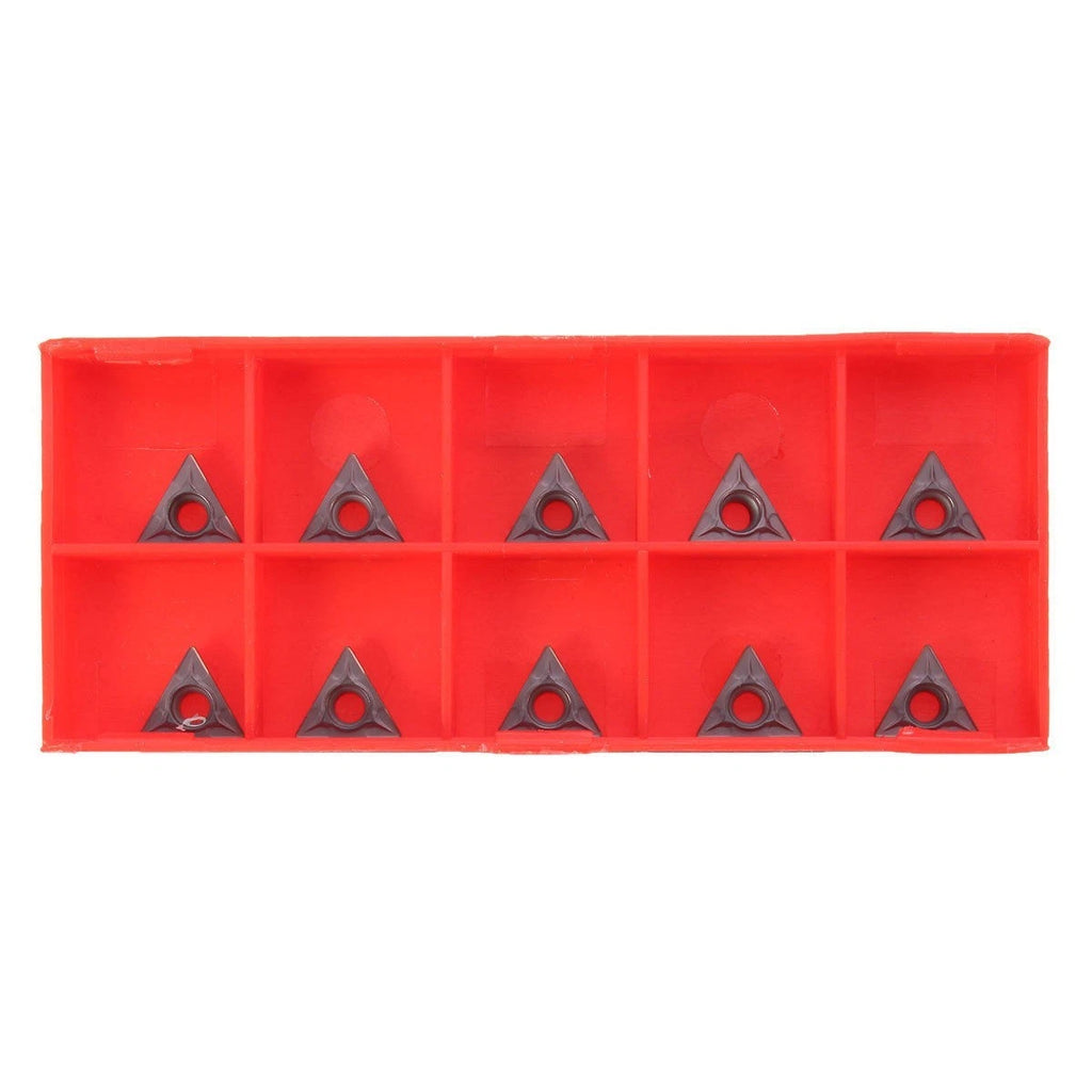 10Pcs TCMT 731 Carbide Inserts for Lathe Turning Tools (C6 Grade)