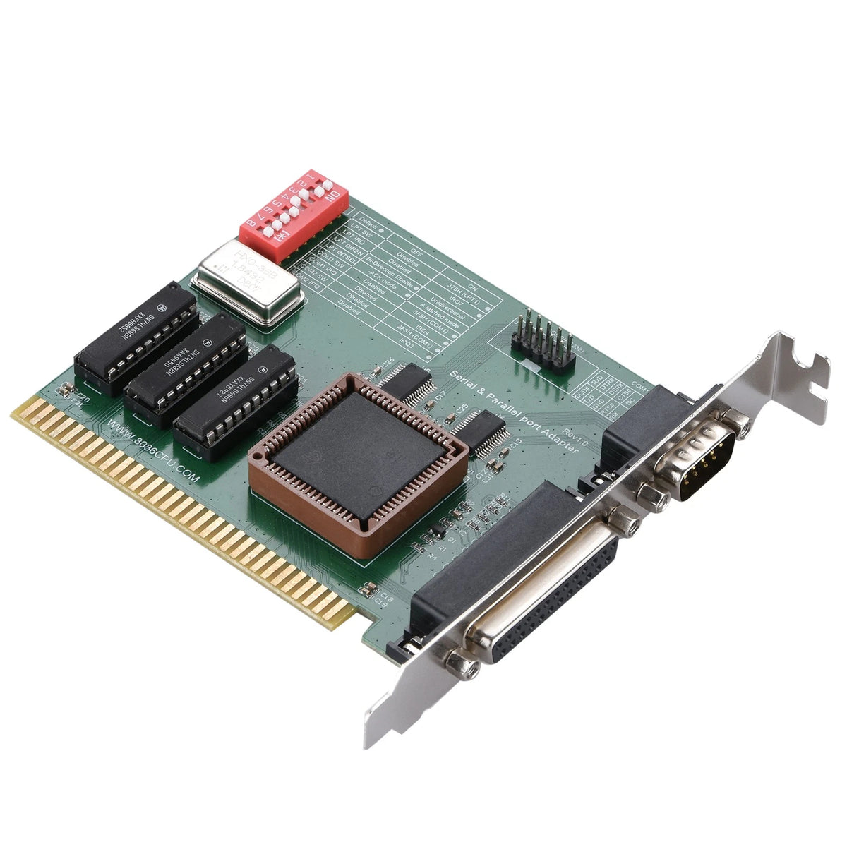 ISA RS232 Serial & Parallel Port Expansion Card for PC (Retro)