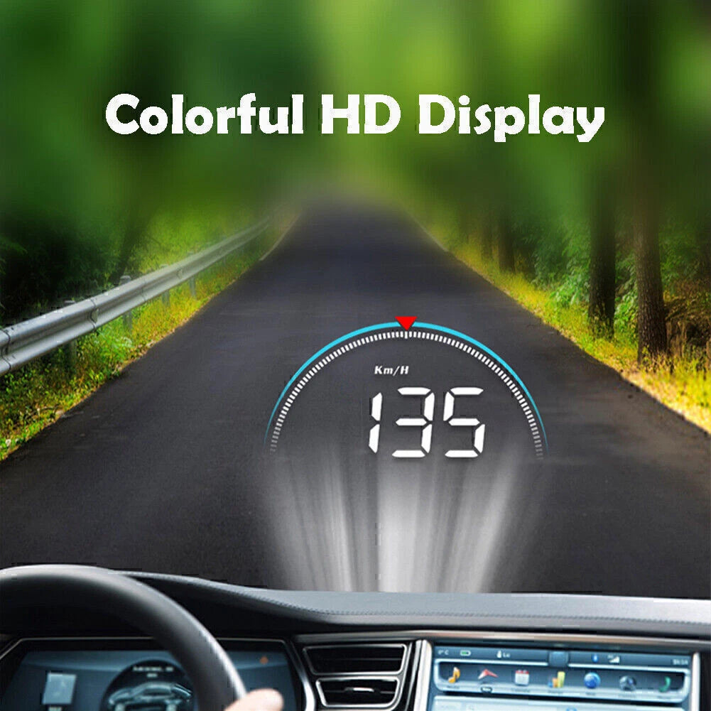 M8 HUD Head-up Display for Car (OBD2 II, Overspeed Warning System)