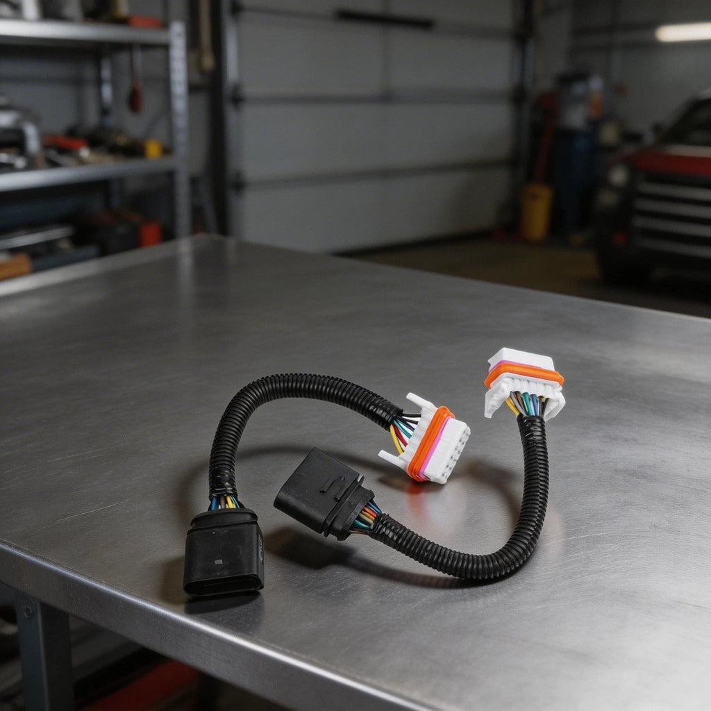 2X Headlight Wiring Harness Adapter for Touareg (2004–2007)