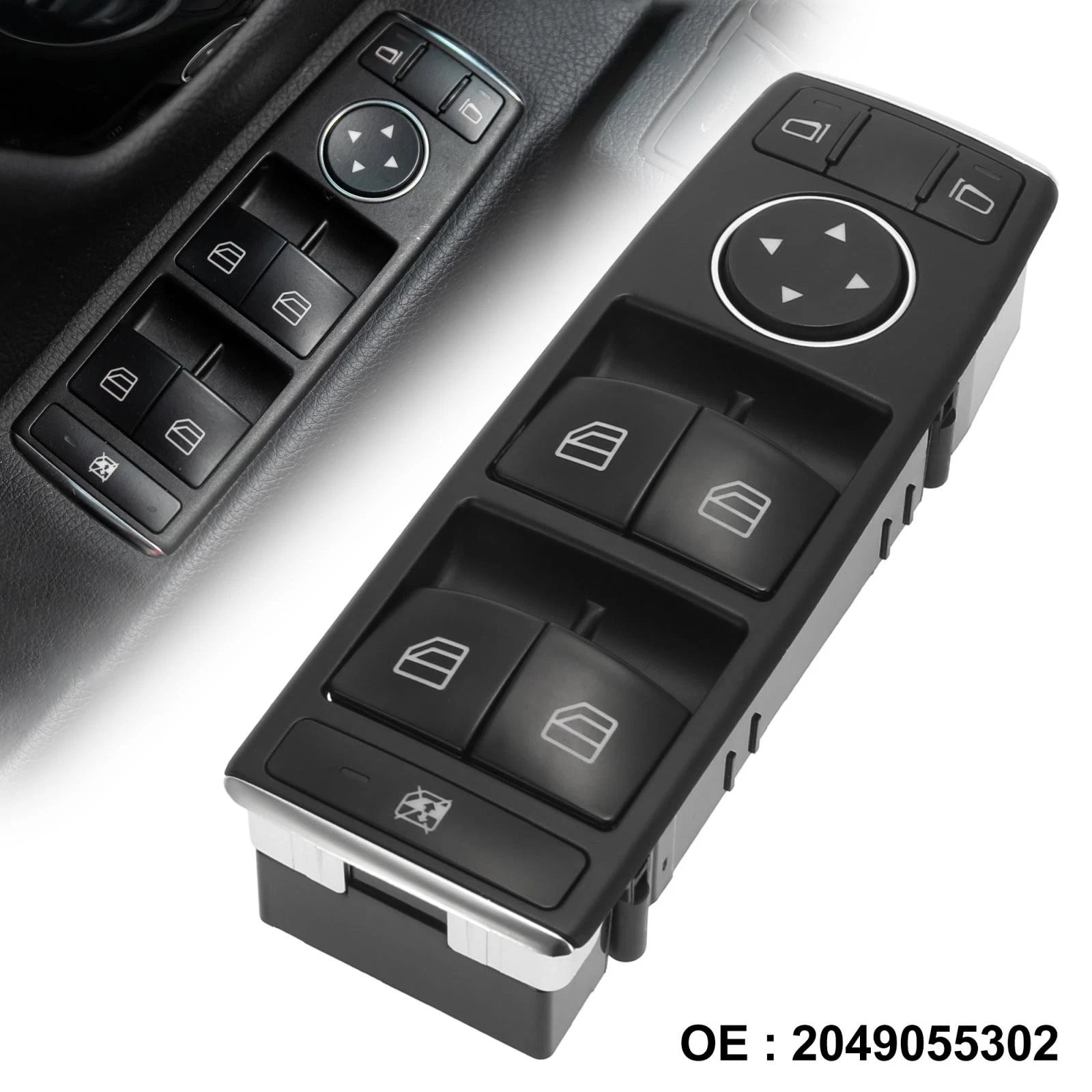 Power Window Switch Driver Side Replacement for Mercedes GLK280 (2009–2009)