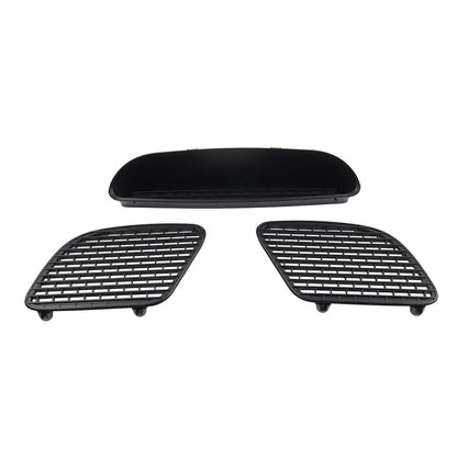 3X Front Upper Hood Bezel Scoop Grille for Dodge Challenger (2015–2021)