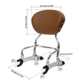 12" Sissy Bar Backrest & Mount Spool for Indian Springfield Chieftain (2016–2022)