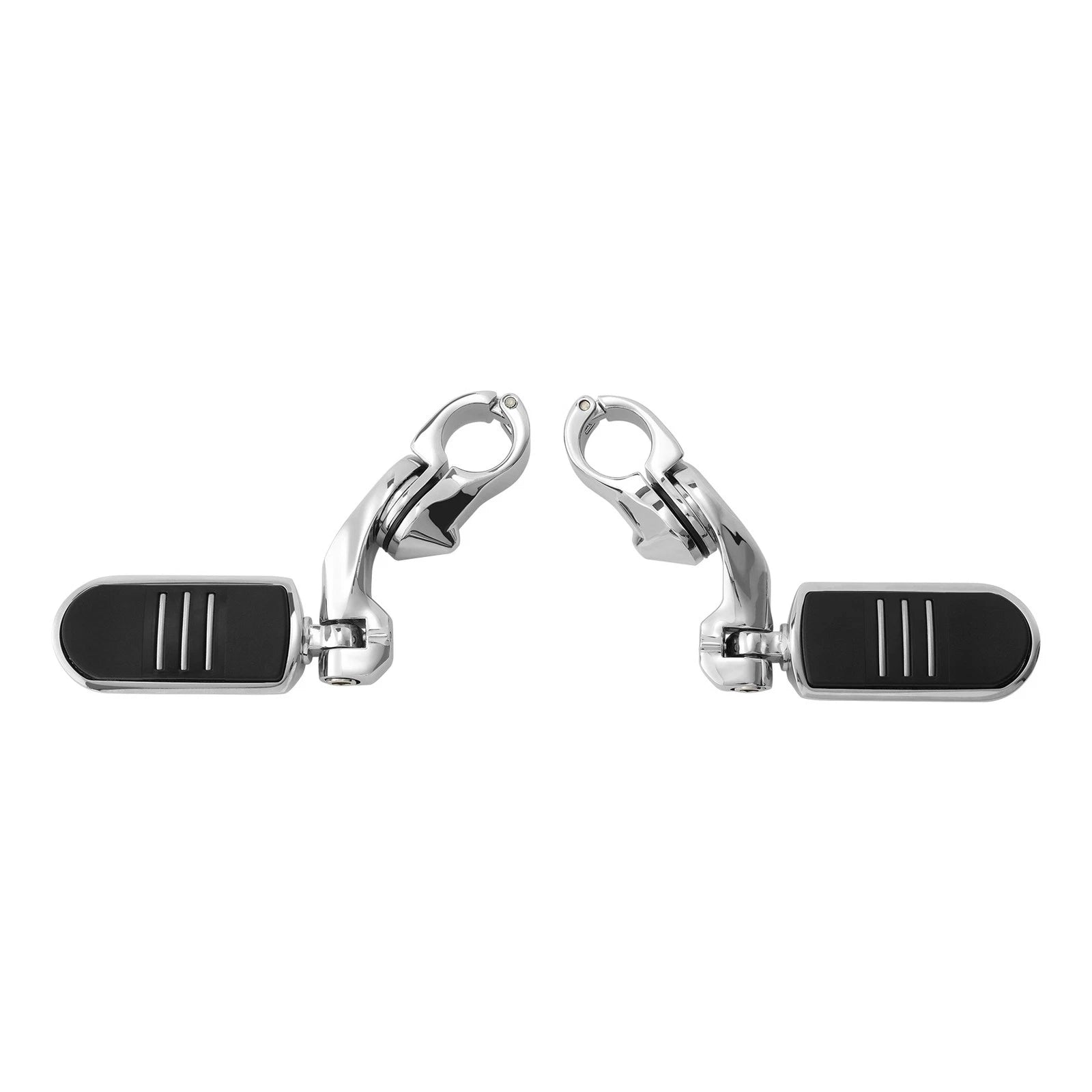 Chrome Engine Guard Footpeg for Harley (1 1/4", Short)