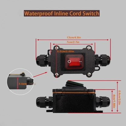 Outdoor Electrical Enclosure Illuminated Switch Box for Universal Use