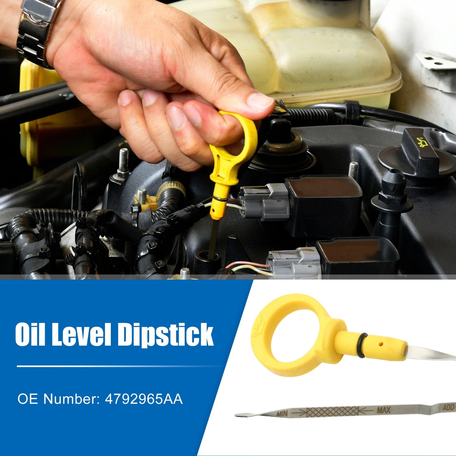 Engine Oil Level Indicator Dipstick Replacement for Chrysler 300 (2005–2010)