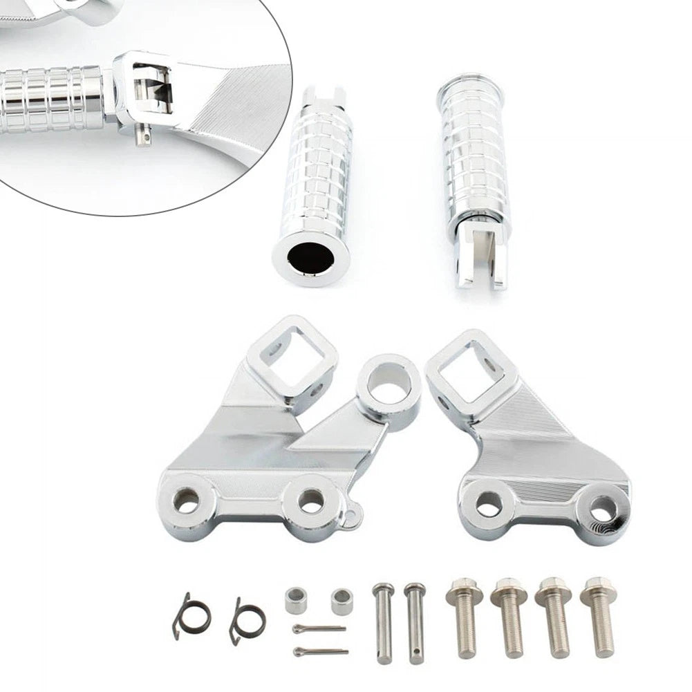 Rider Footpegs Mount Bracket Kit for Yamaha Vmax 1200 (1985–2007) Chrome