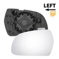 Left Side Mirror Glass with Back Heated for Audi A4 (2010–2015)
