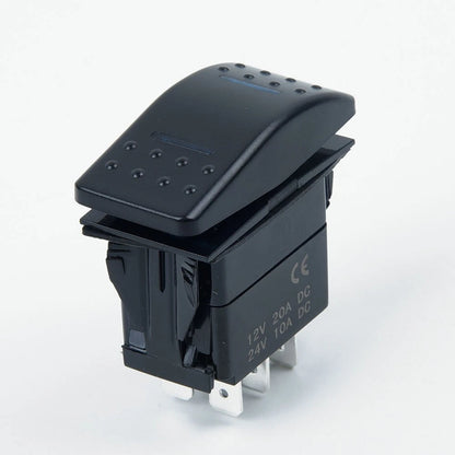 7Pin DPDT ON-OFF-ON Rocker Switch for Car Truck Marine
