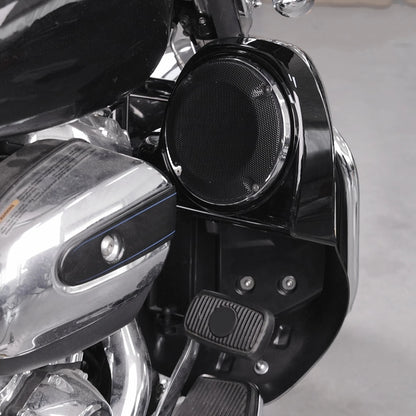 Lower vented leg fairing with 6.5" speakers & grills for Harley Touring (2014–2024)