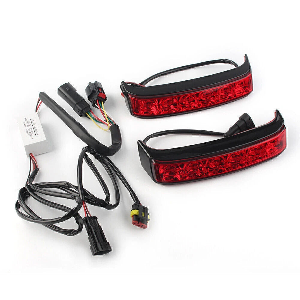 LED Saddlebag Run/Brake/Turn Lamp Light Housing for Harley (2014–2019)