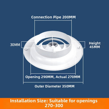 Humidity Control Air Diffuser for Flexible Compatibility