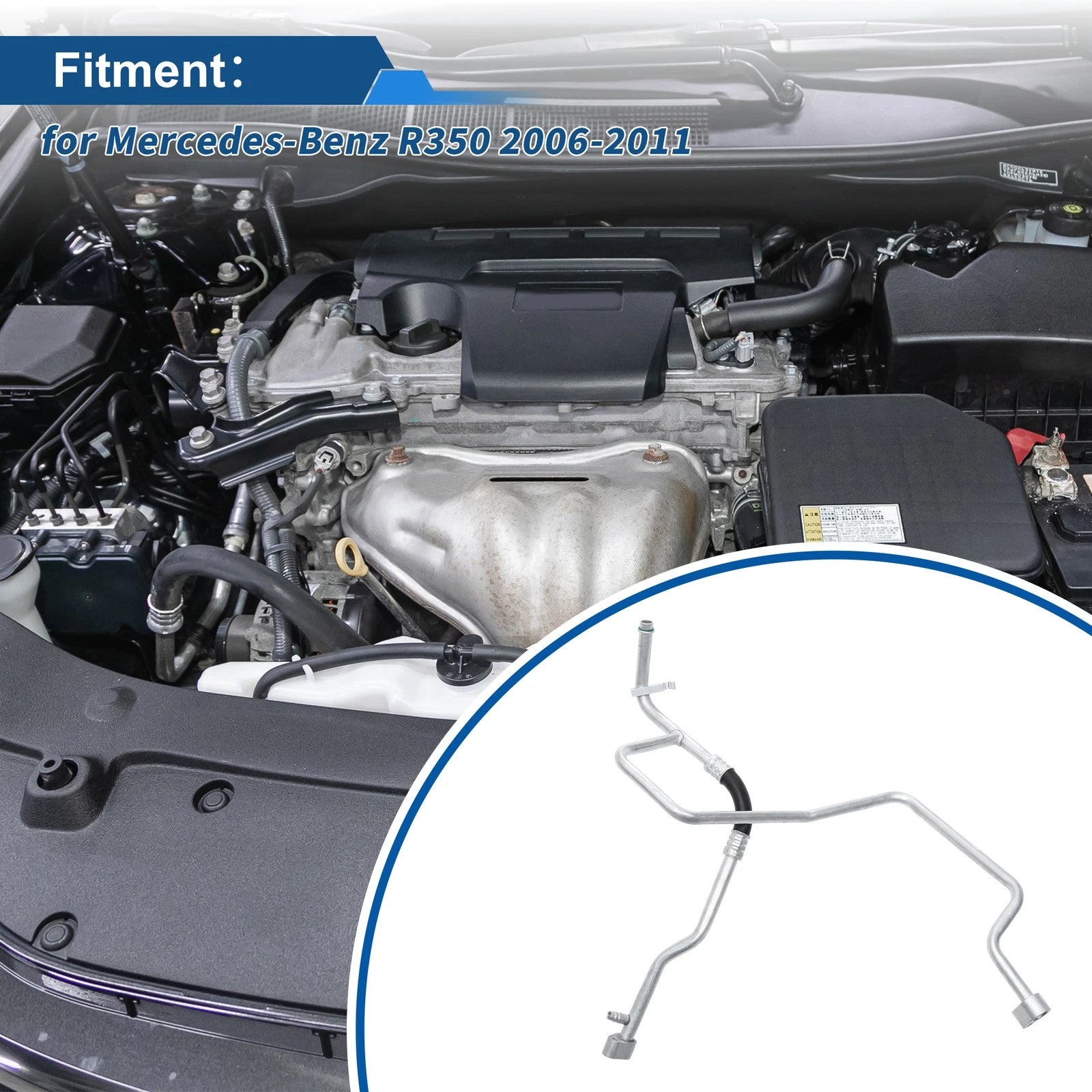 A/C Refrigerant Liquid Hose for Mercedes-Benz R350 (2006–2011)