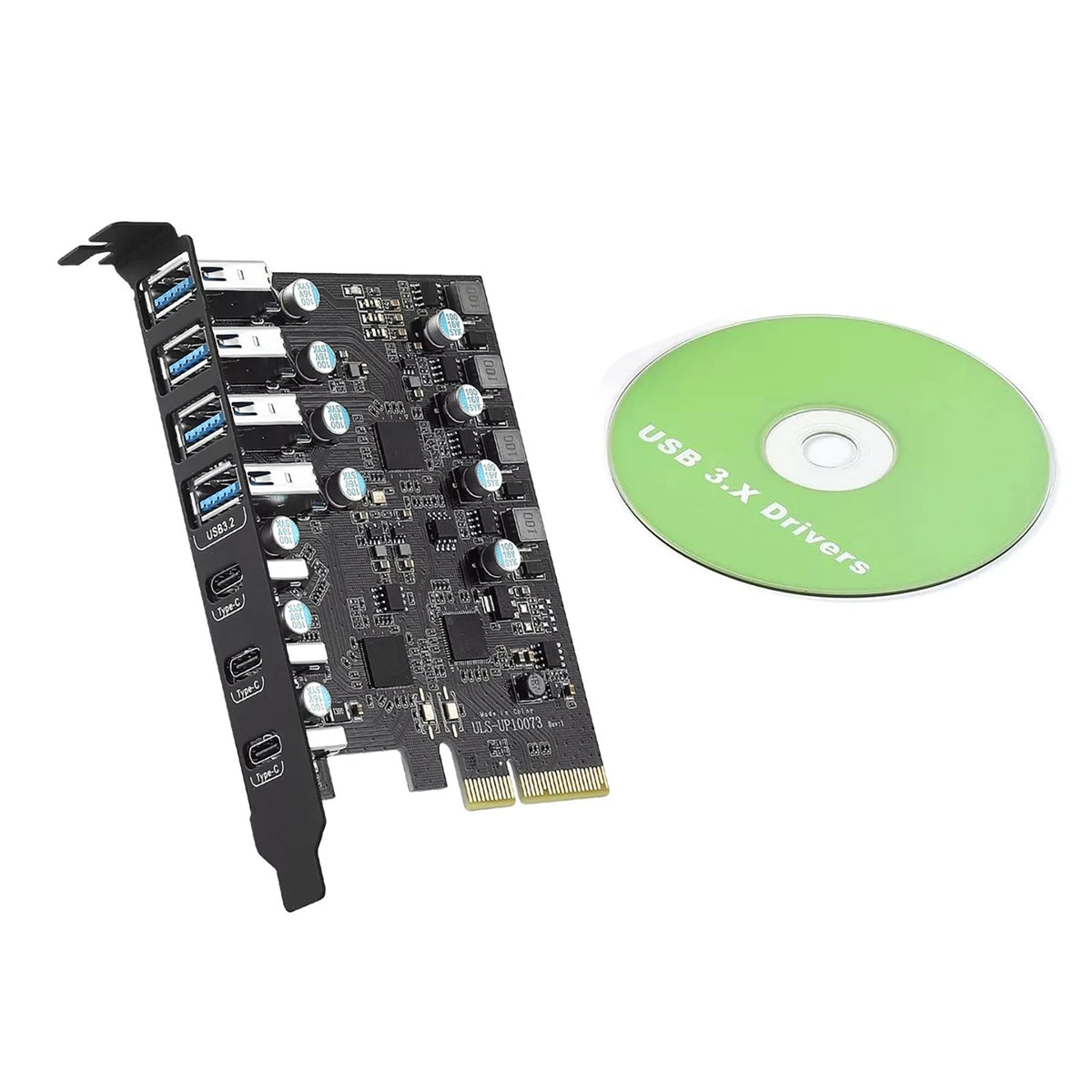 7-Port USB 3.2 Gen 2 Expansion Card for Windows & Mac (20G)