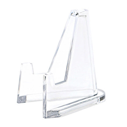 20Pcs Coin Display Stands for Easel Holders - Clear & Black