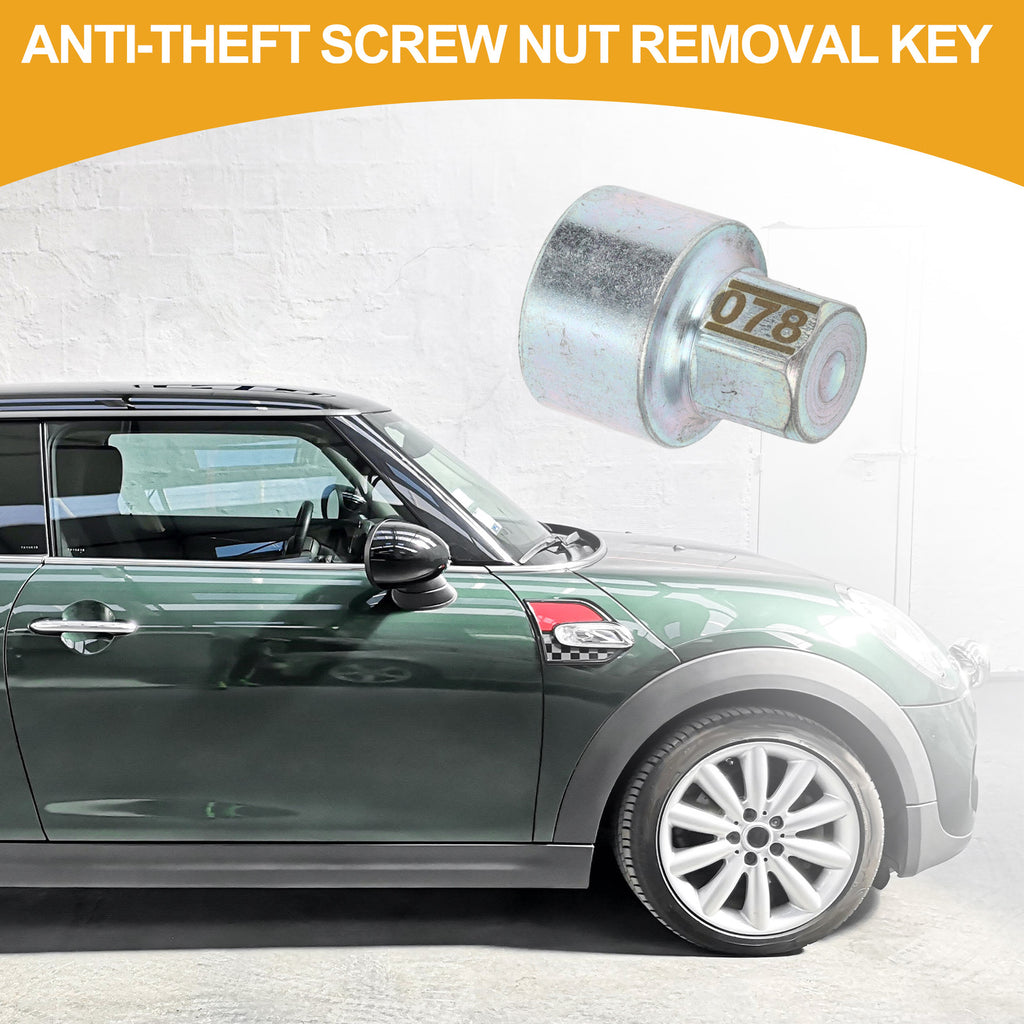Wheel Lock Lug Nut Key Socket Replacement for BMW MINI Cooper (2002–2006)
