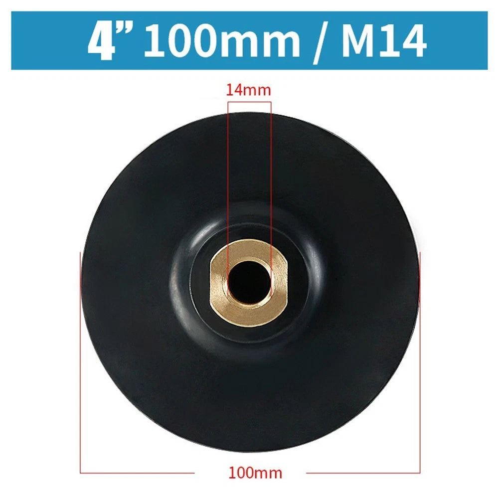 Rubber Backing Pad Polishing Holder for