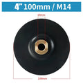 Rubber Backing Pad Polishing Holder for
