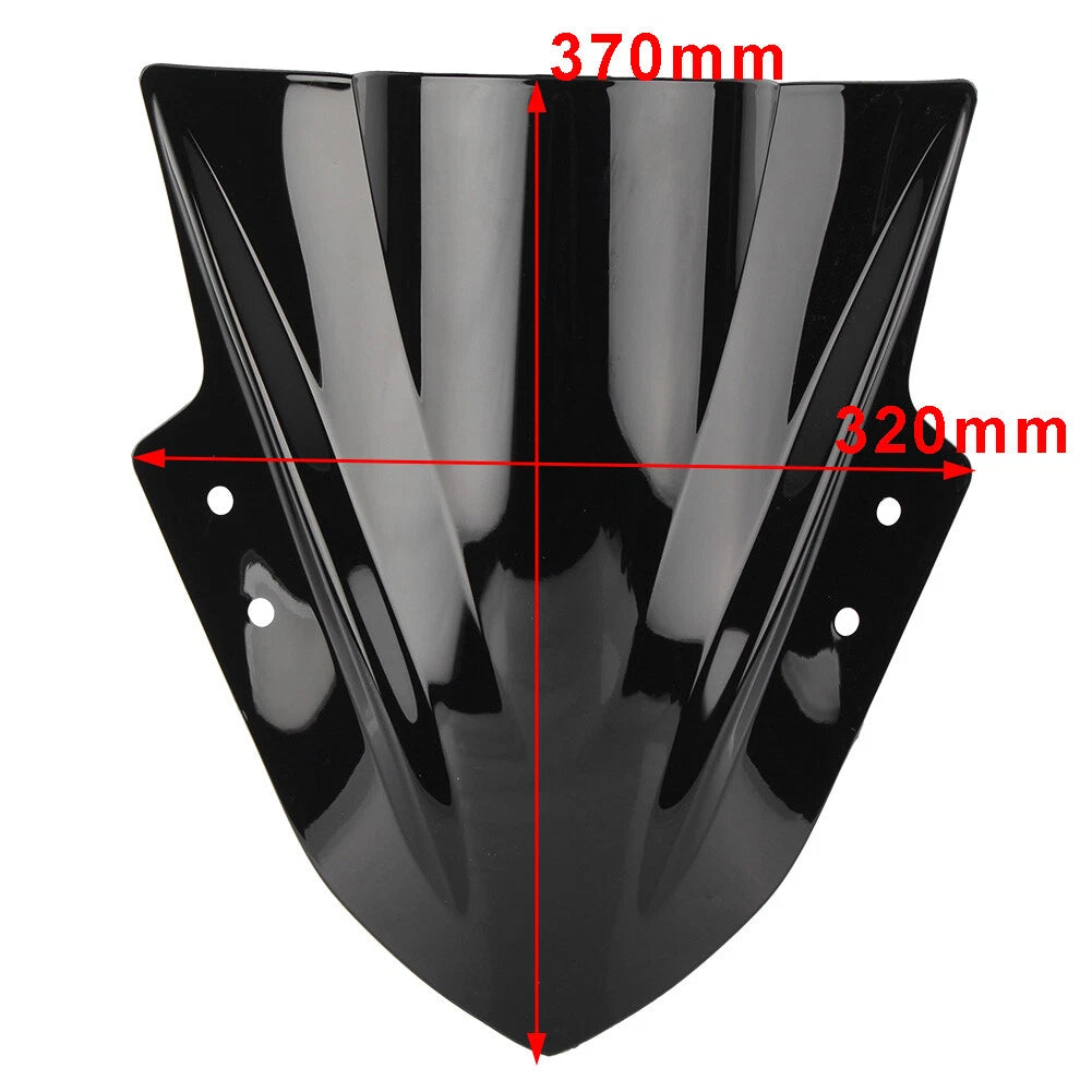 Front Windshield Screen for Kawasaki EX300 Ninja 300/250 (2013–2017) Silver