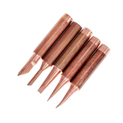 5pcs Set Soldering Tip Copper for Lower Temperature Soldering