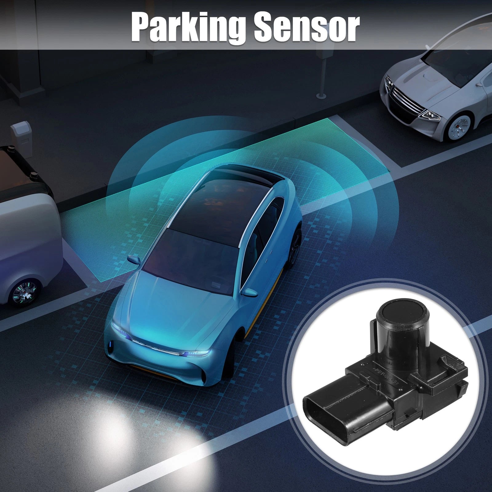 2 Pcs Parking Assist Sensor for Toyota Rear Bumper PDC (2010–2019)