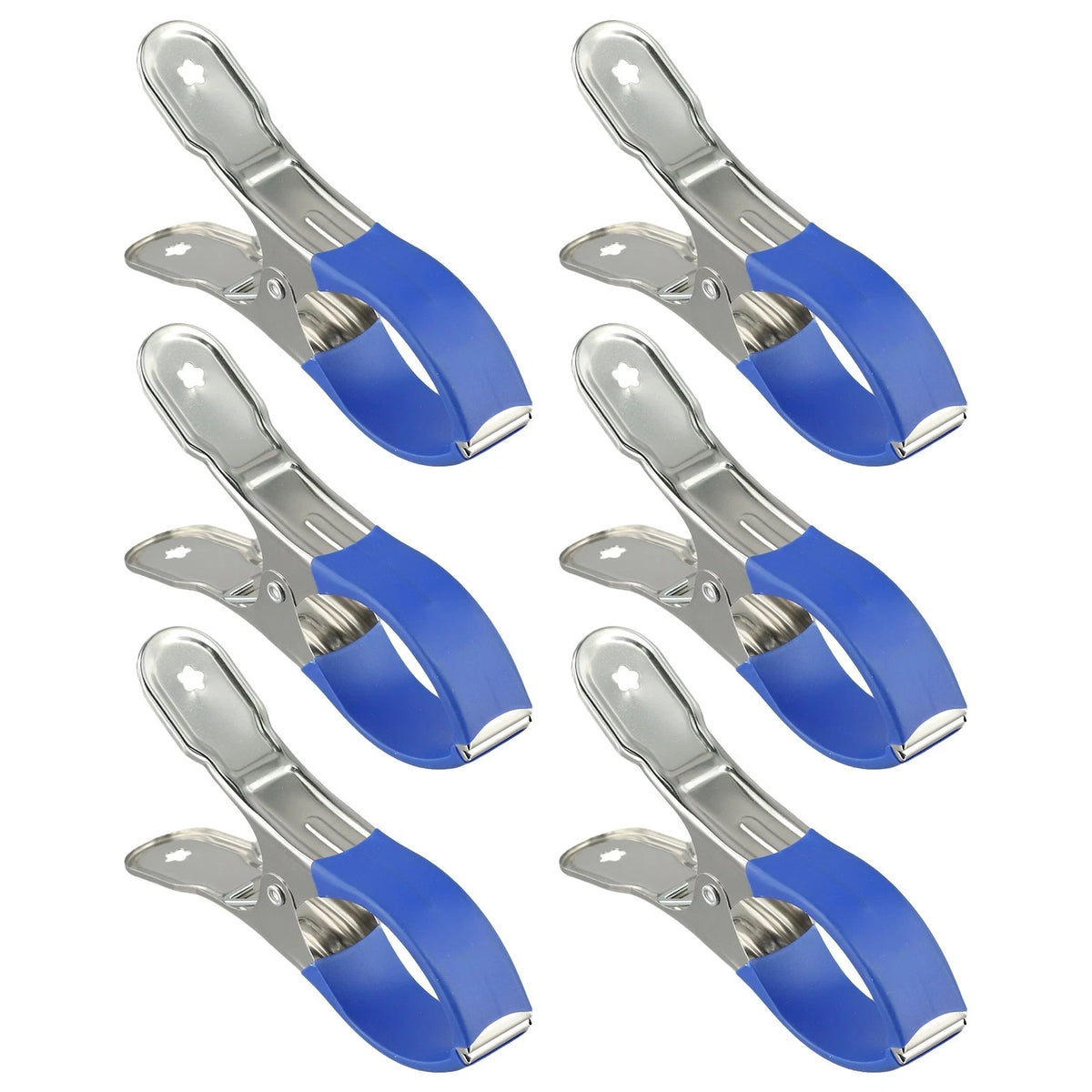 Set of 6 Windproof Stainless Steel Pool Cover Clips for
