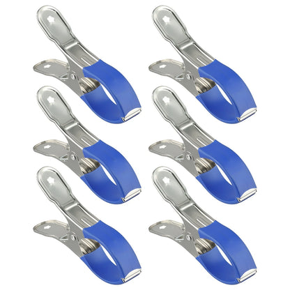 Set of 6 Windproof Stainless Steel Pool Cover Clips for