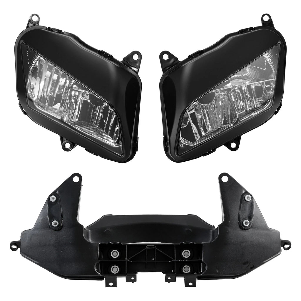 Front Headlight Assembly & Fairing Stay Bracket for Honda CBR600RR (2007–2012)