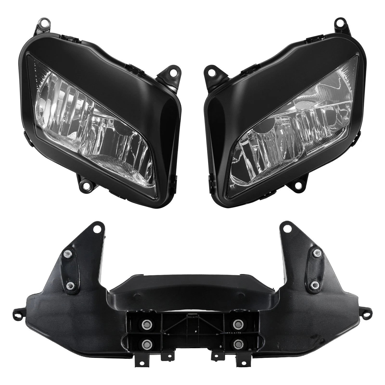 Front Headlight Assembly & Fairing Stay Bracket for Honda CBR600RR (2007–2012)