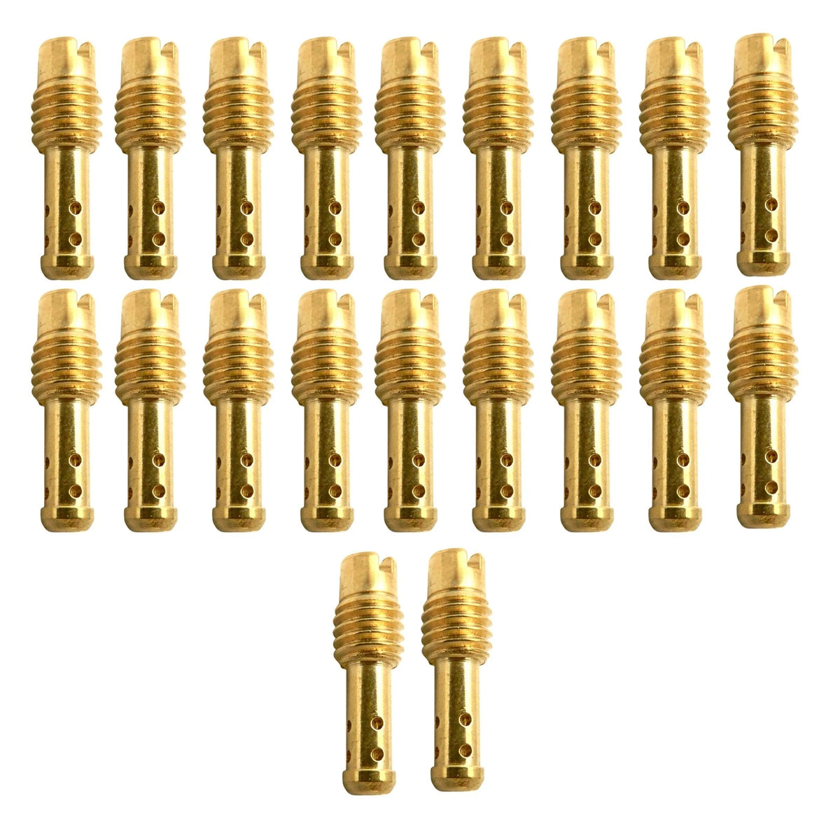 20Pcs Carburetor Pilot Jet 12.5-60 for Mikuni VM/TM/TMX (All Years)