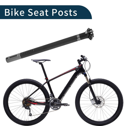 Bike Seat Post 31.6mm x 450mm for Universal Fit (Shock Absorbing)