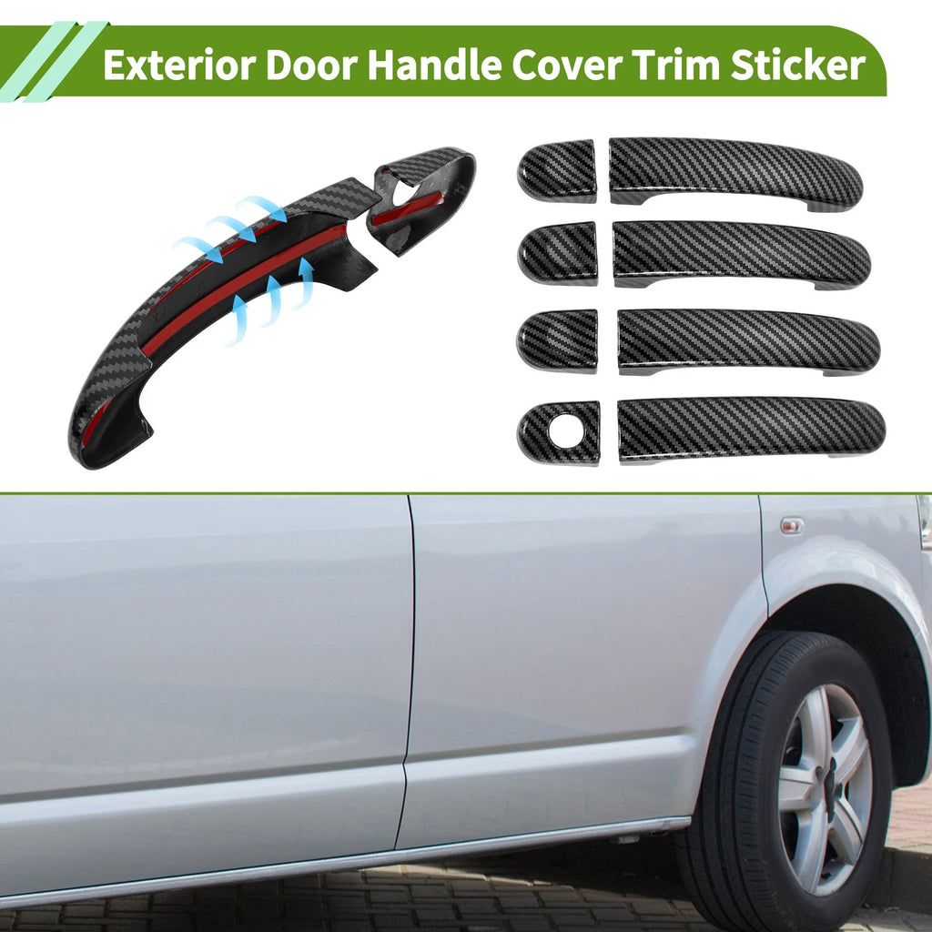 Exterior Door Handle Cover Trim Replacement for Volkswagen Transporter (2010–2019)