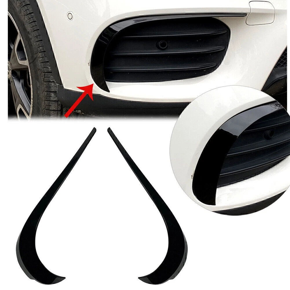 Front Bumper Lip Splitter Spoiler Trim for Benz GLA-Class GLA220 250 (2017–2019)