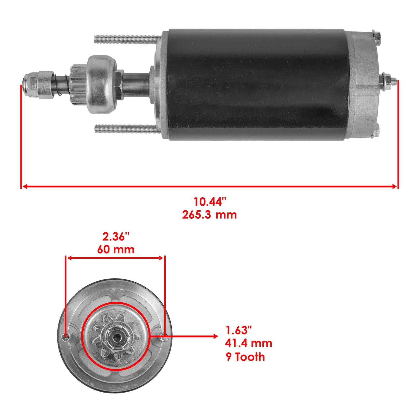Starter Replacement for Force Marine Outboard 50 (1960–1990)