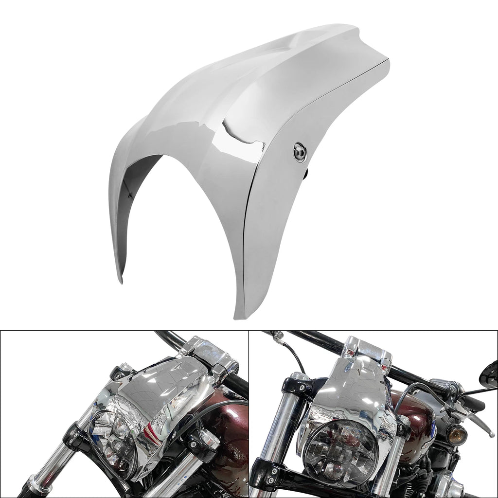 Front Headlight Fairing Cover for Harley Softail Breakout (2018–2023) Chrome
