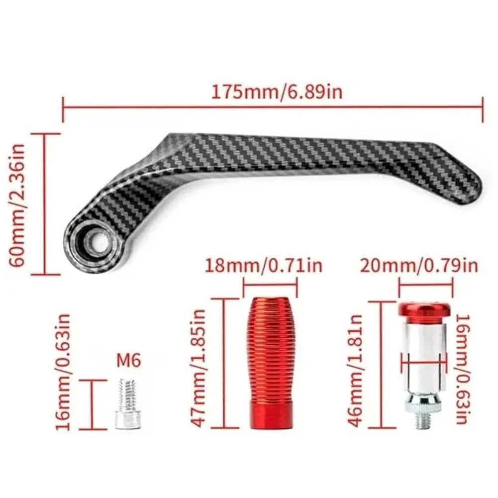 Aluminum Alloy Handguard Protector for Motorcycle (78 mm Handlebar)