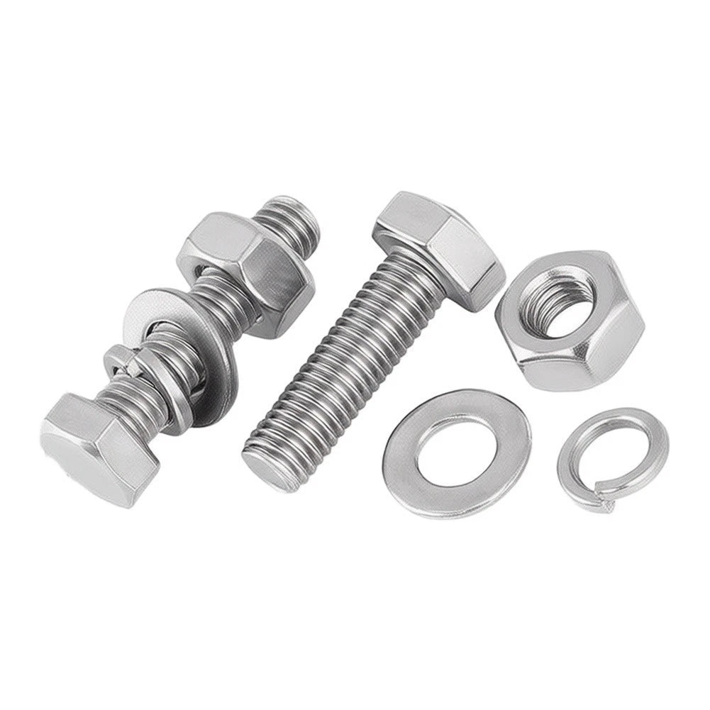 Stainless Steel Hex Bolt Nut Kit for M6 (Outdoor Indoor)