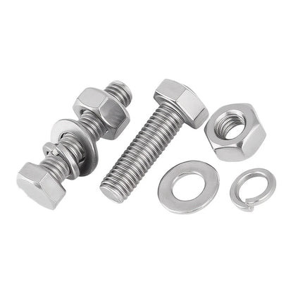 Stainless Steel Hex Bolt Nut Kit for M6 (Outdoor Indoor)