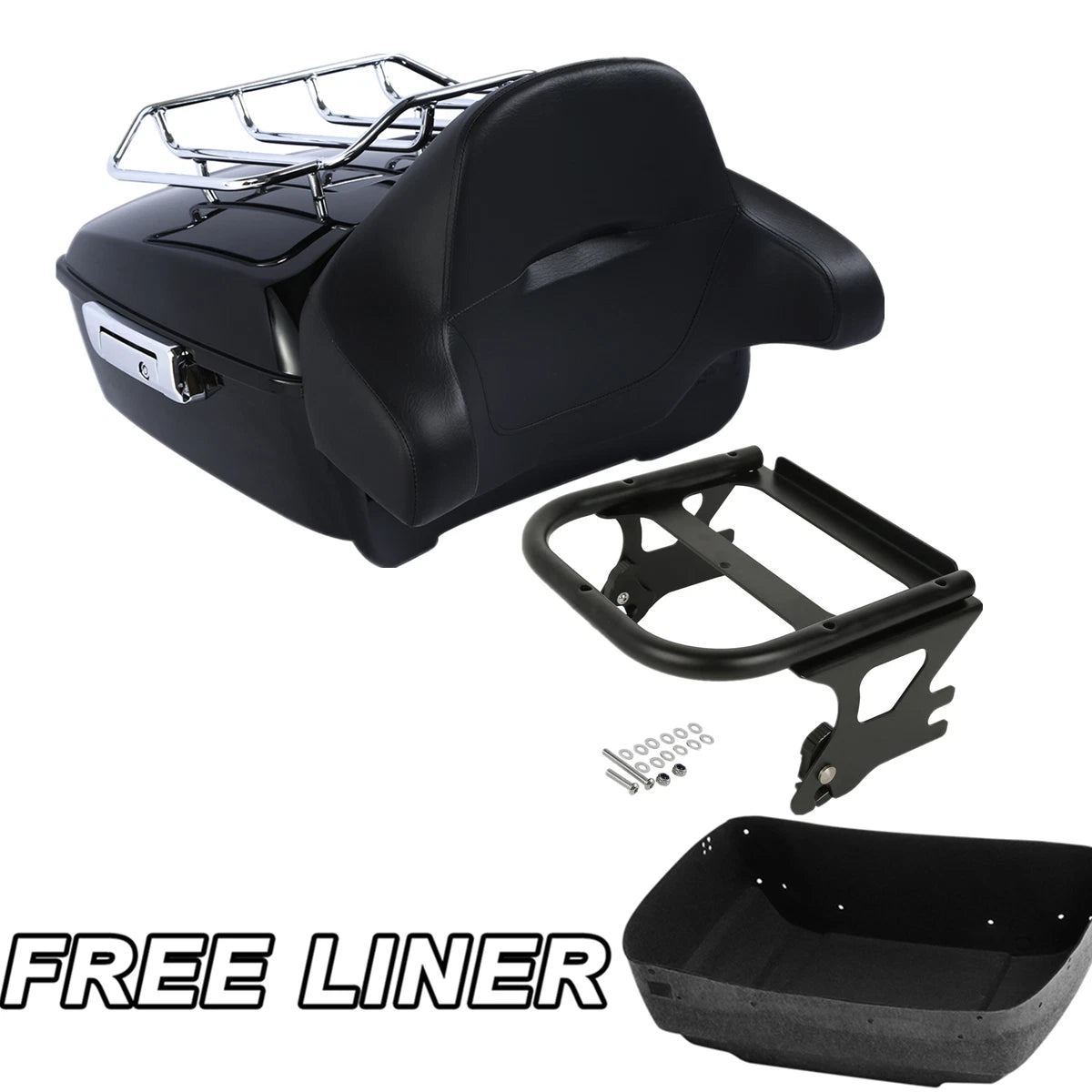 Trunk Pad Mount Rack for Harley Electra Glide, Street Glide (1997–2008)