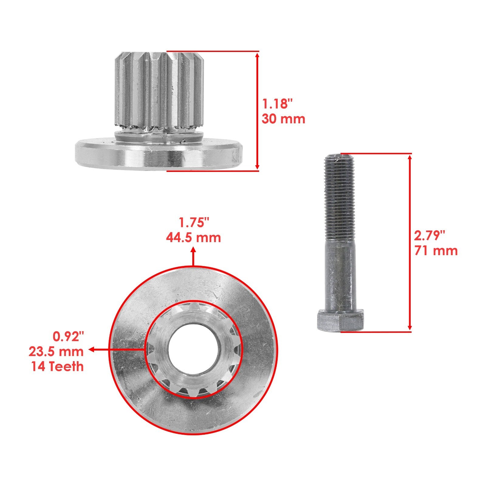 Deck Spindle Replacement for Exmark Lazer Z LZAS23KC524 (2005–2018)