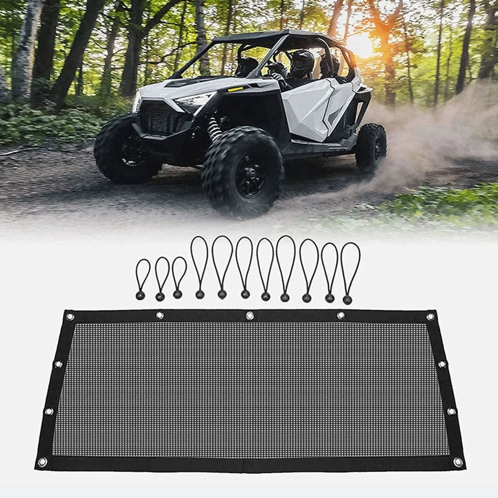 Rear Window Shade Net for UTVs (Custom Fit)